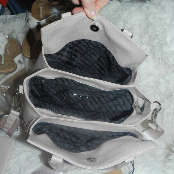 Steve Madden Pebble Grain Leather Satchel🆕SHIPS FAST😮💨⚡🚚 - Picture 11 of 16